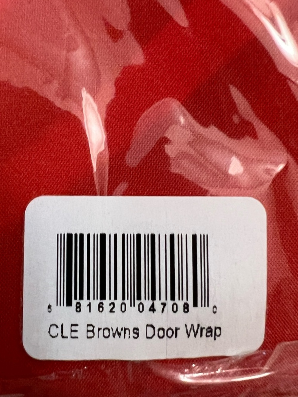 Mydor Cleveland Browns NFL Licensed Two-Sided Fabric Door Wrap - Picture 11 of 13